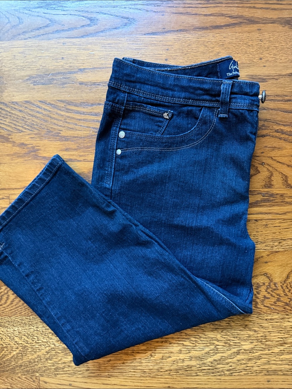 Gloria Vanderbilt capri Dark Blue Jeans - Classic Fit